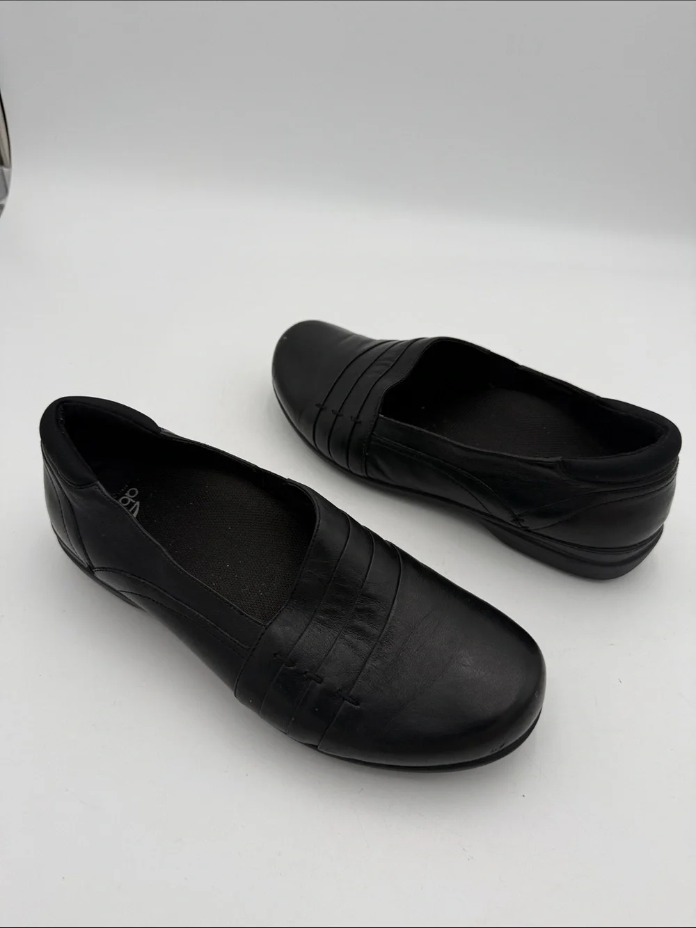Abeo Everyday Black Slip-On Comfort Flats - Women 8.5 N comfort office retro Y2K